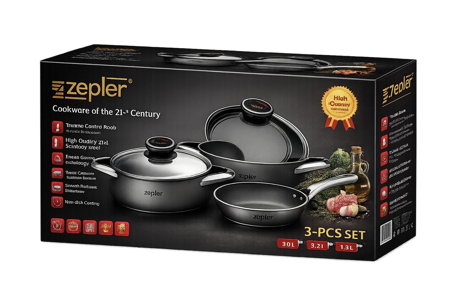 Zepter Nabor 3 tasi 1 da